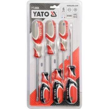 Yato zestaw wkrętaków svcm55 8 szt, YT-2668