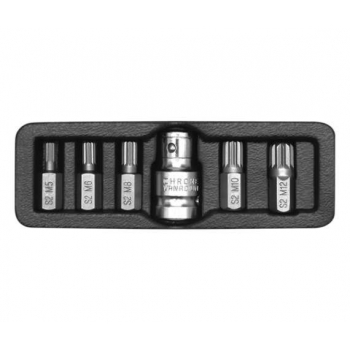 Yato końcówki wkrętakowe spline, kpl. 6 szt, YT-0414