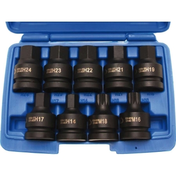 BGS, nasadki udarowe 3/4", Torx T55-T100, 6 szt, B.5055