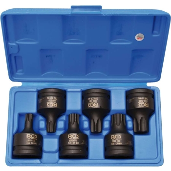 BGS, nasadki udarowe 3/4", Torx T55-T100, 6 szt, B.5055
