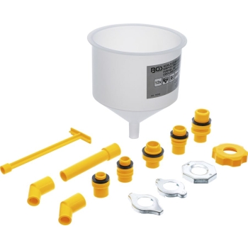 BGS, lejek samochodowy z adapterami, 12 el, B.70000