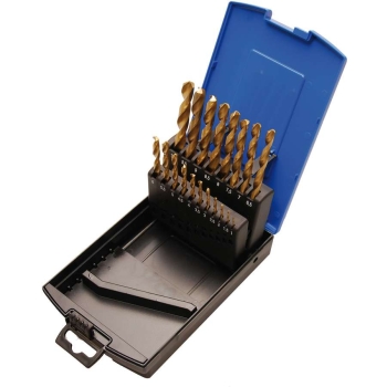 BGS, wiertła tytanowane 1-10 mm, 19 szt, B.2013