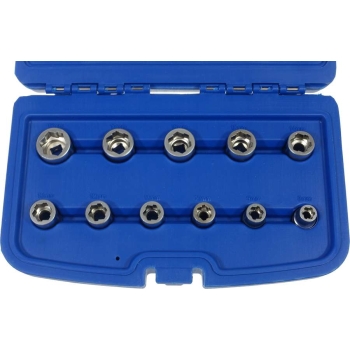 BGS, nasadki wykrętaki 8-19 mm, 11 szt, B.8383