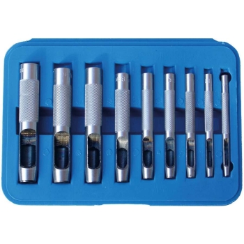 BGS, wycinaki do gumy 3-12 mm, 9 szt, B.565