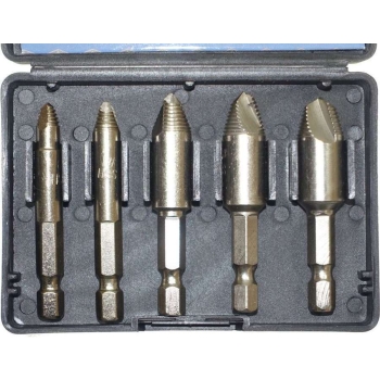 BGS, wykrętaki do zniszczonych łbów wkrętów 5 szt,