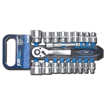 Jobi, zestaw kluczy nasadowych 1/2", 20el, X2020