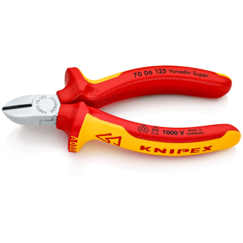 Knipex, szczypce tnące boczne 125 mm, 70 06 125