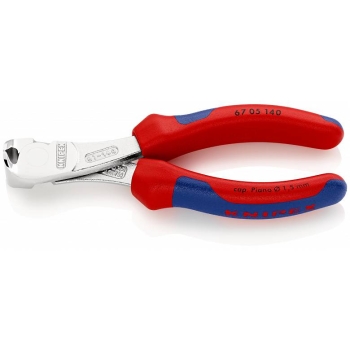 Knipex, szczypce tnące czołowe o zwiększonym przełożeniu 160 mm, 67 05 160
