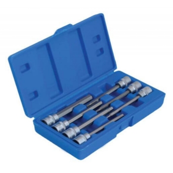 Satra, klucze nasadowe HEX, Extra long 3/8", 7el, S-SLH738