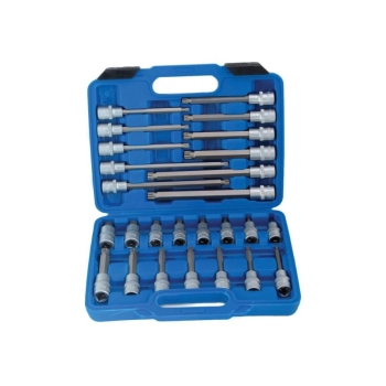 Satra, klucze nasadowe XZN 1/2", 26el, S-SS2612