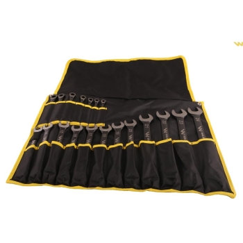 Waryński, zestaw kluczy płasko oczkowych z grzechotką 19szt, 6-24mm, WMK105