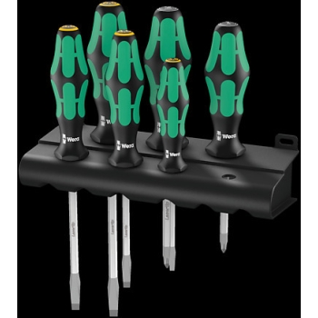 Wera, zestaw wkrętaków Kraftform Lasertip 6el, 334/355 SK/6, 05007681001