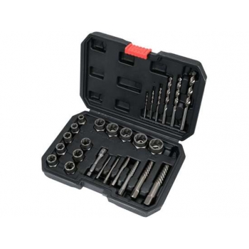 Yato, uniwersalny zestaw wykrętaków do śrub, szpilek 26el, YT-05893